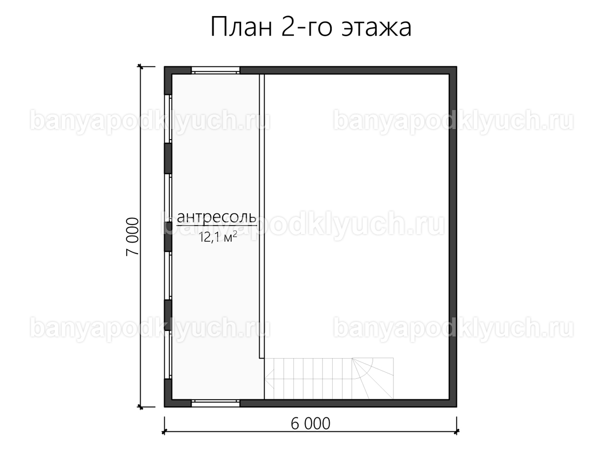 Баня из бруса 9x9 м Баня из бруса 9x9 м